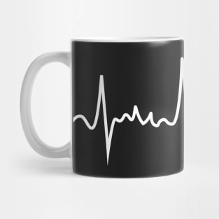 Acoustic Guitar Heartbeat - Guitar Musician Mug